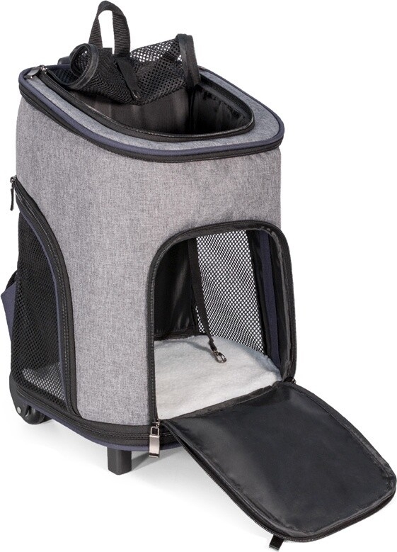 Сумка-рюкзак для животных TRIOL Трансформер на колесах 33x30x50 см (31871054) - Фото 3