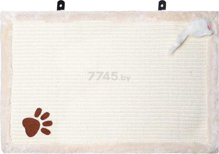 Когтеточка из сизаля TRIOL Лапка коврик с мышкой 55x35 см (20851030)