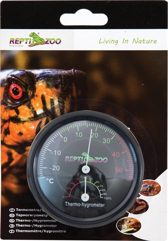 Термогигрометр для террариума REPTI-ZOO RHT01 аналоговый 7,5x1,5 см (84155003) - Фото 2