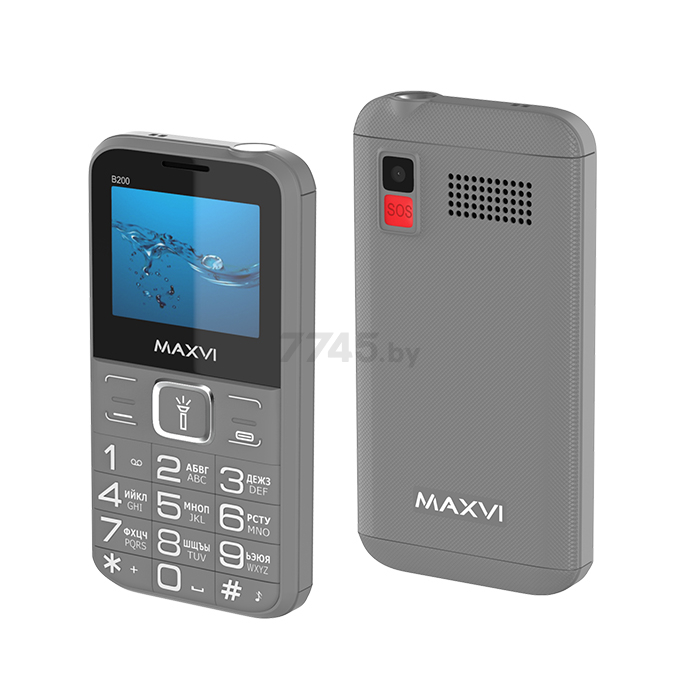 Мобильный телефон MAXVI B200 Grey - Фото 4