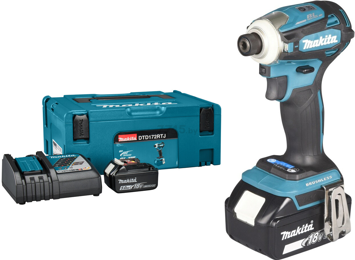 Шуруповерт (винтоверт) аккумуляторный ударный MAKITA DTD 172 RTJ (DTD172RTJ)