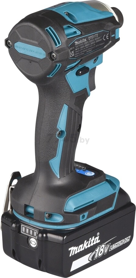 Шуруповерт (винтоверт) аккумуляторный ударный MAKITA DTD 172 RTJ (DTD172RTJ) - Фото 7