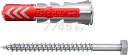 Дюбель распорный FISCHER Duopower 12x60 с саморезом 2 штуки (537665f)