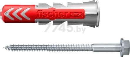 Дюбель распорный FISCHER Duopower 10x50 с саморезом 4 штуки (534999f)