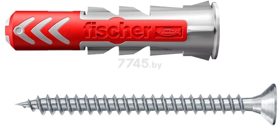 Дюбель распорный 8x65 FISCHER Duopower с саморезом 4 штуки (537664f)