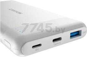 Power Bank CANYON PB-109 10000 mAh белый (CNE-CPB1009W) - Фото 3