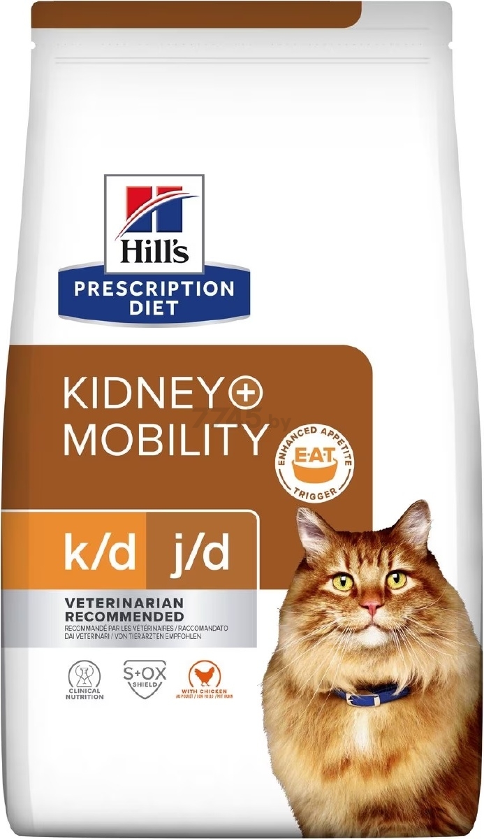 Сухой корм для кошек HILL'S Prescription Diet k/d + Mobility 1,5 кг (52742049991)