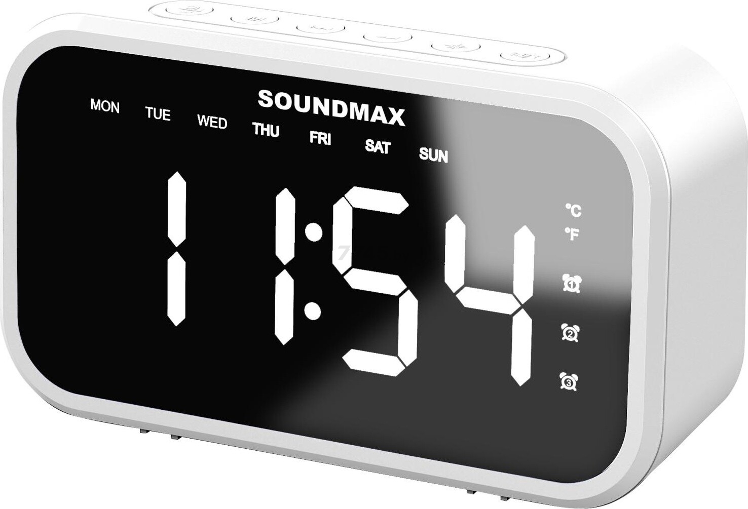 Радиочасы SOUNDMAX SM-1511B белый