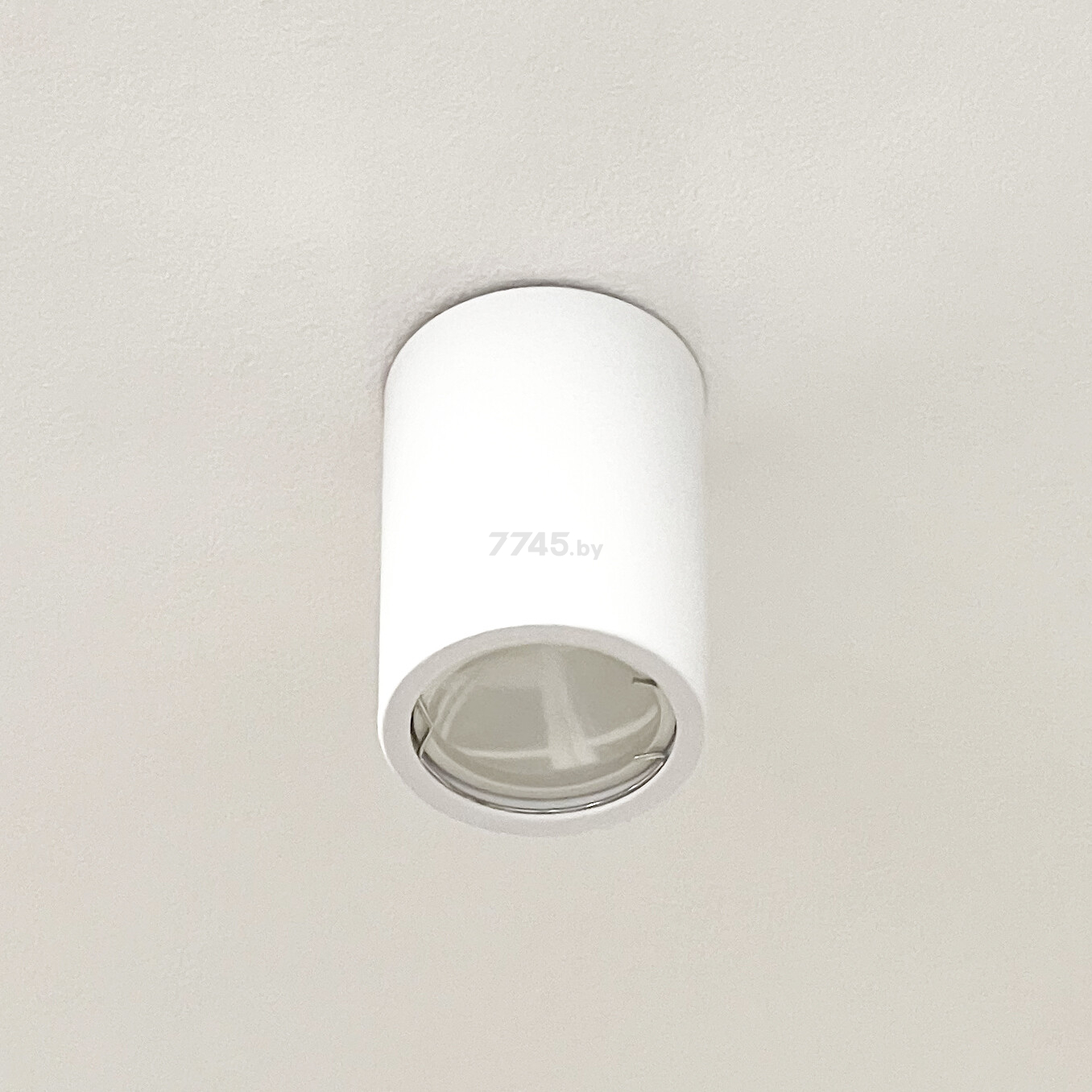 Светильник накладной под лампу GU10 TRUENERGY Modern круг белый (21349) - Фото 7