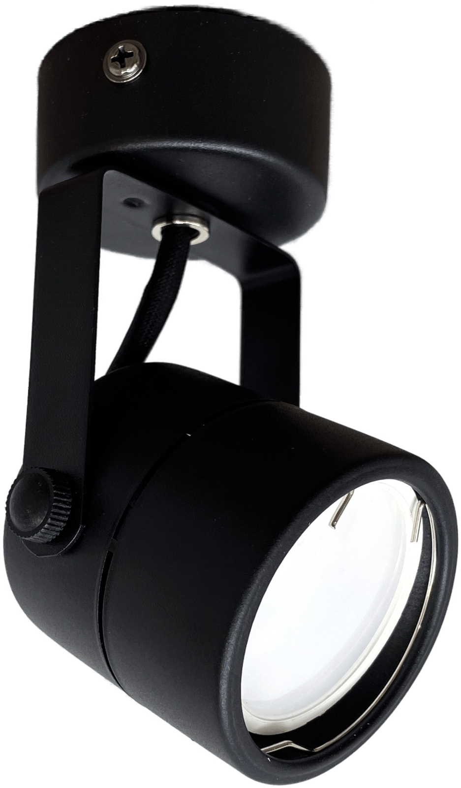Светильник накладной поворотный под лампу GU10 TRUENERGY Focus круг черный (21345)
