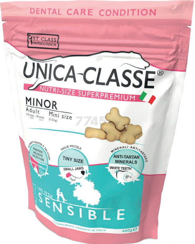 Лакомство для собак UNICA Classe Mini Minor Sensible 400 г (8001541007475)