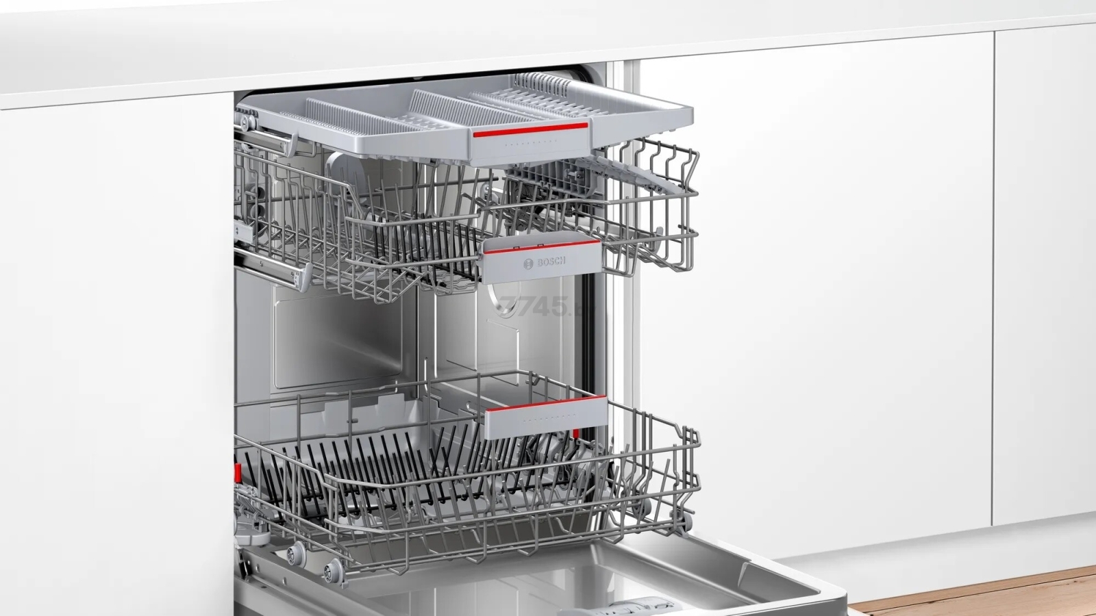 Машина посудомоечная встраиваемая BOSCH SMV4EVX10E - Фото 4