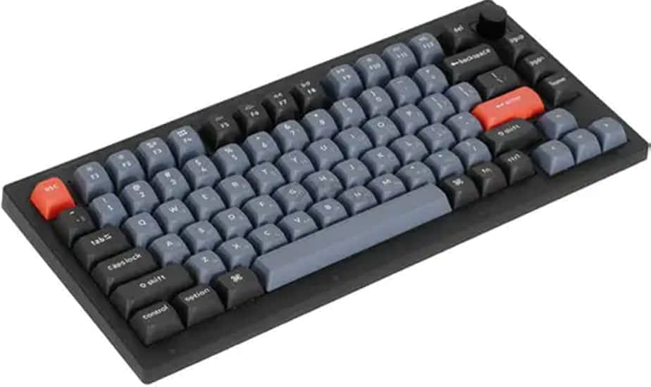 Клавиатура игровая механическая KEYCHRON V1 Knob RGB Brown Switch (V1-C3-RU) - Фото 4