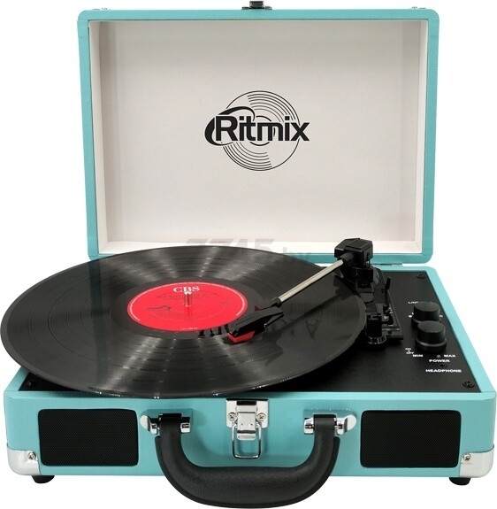 Проигрыватель виниловых пластинок RITMIX LP-160B бирюзовый (LP-160B_BLUE)