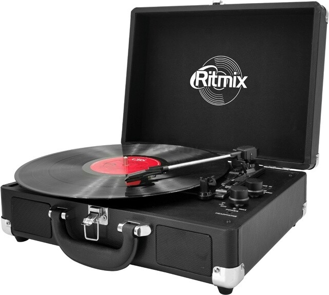 Проигрыватель виниловых пластинок RITMIX LP-120B черный (LP-120B_BLACK) - Фото 2