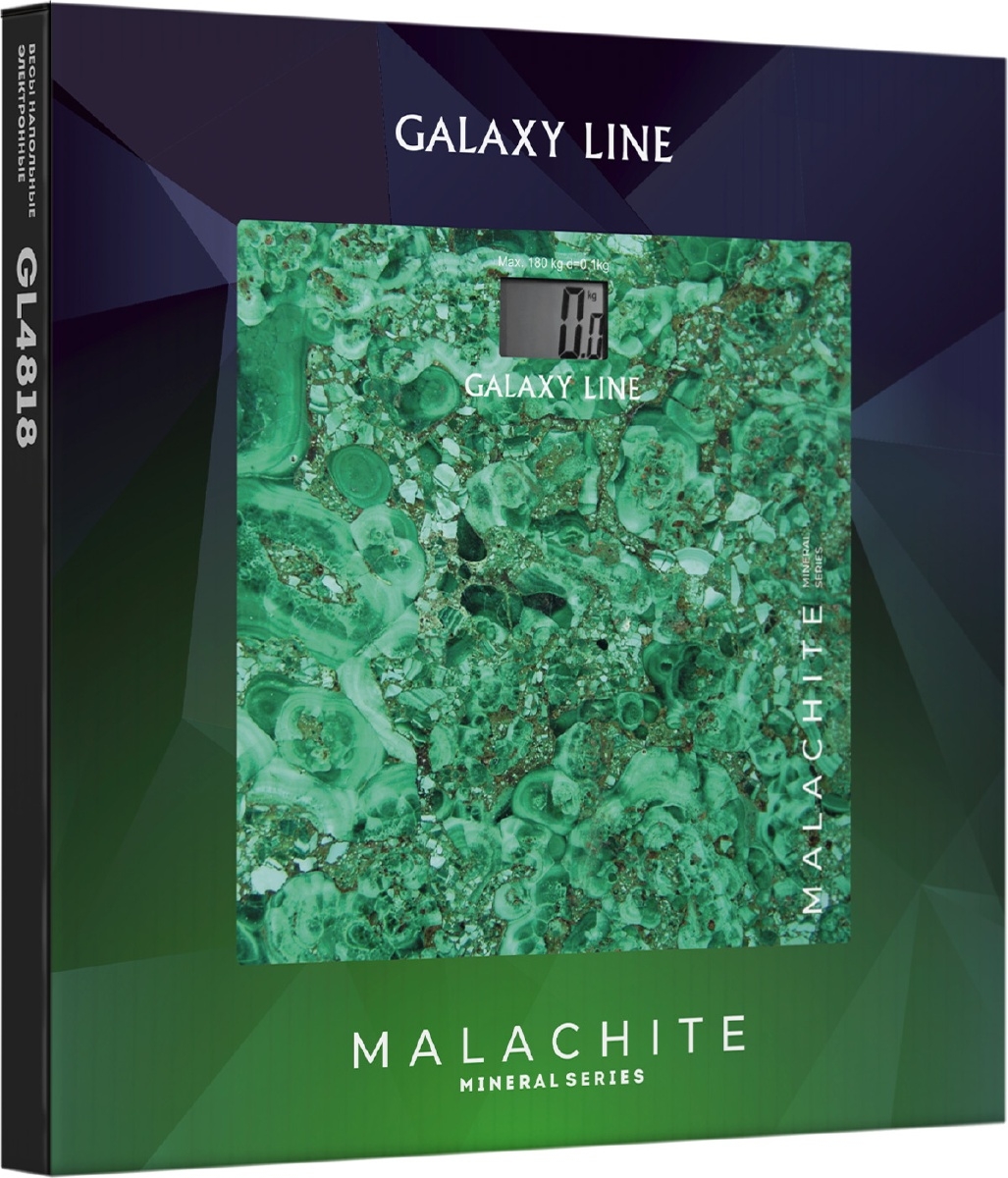 Весы напольные GALAXY LINE GL 4818 малахит (гл4818л) - Фото 7