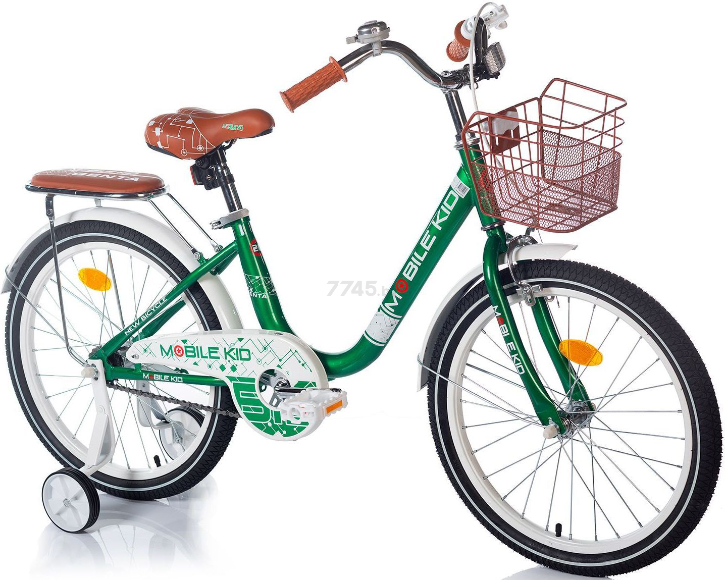 Велосипед детский MOBILE KID Genta 20 Dark Green (GENTA 20 DARK GREEN) - Фото 2