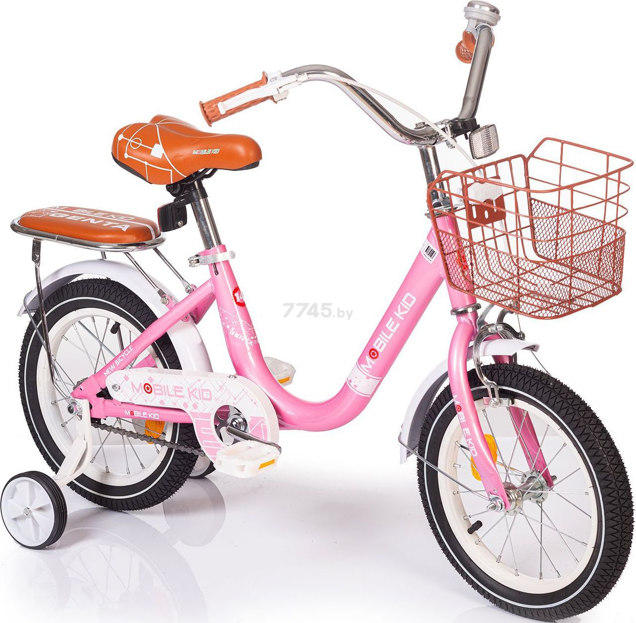 Велосипед детский MOBILE KID Genta 14 Pink (GENTA 14 pink) - Фото 2