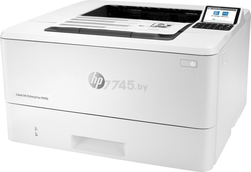 Принтер лазерный HP LaserJet Enterprise M406dn (3PZ15A) - Фото 2