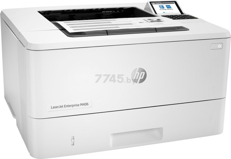 Принтер лазерный HP LaserJet Enterprise M406dn (3PZ15A) - Фото 3