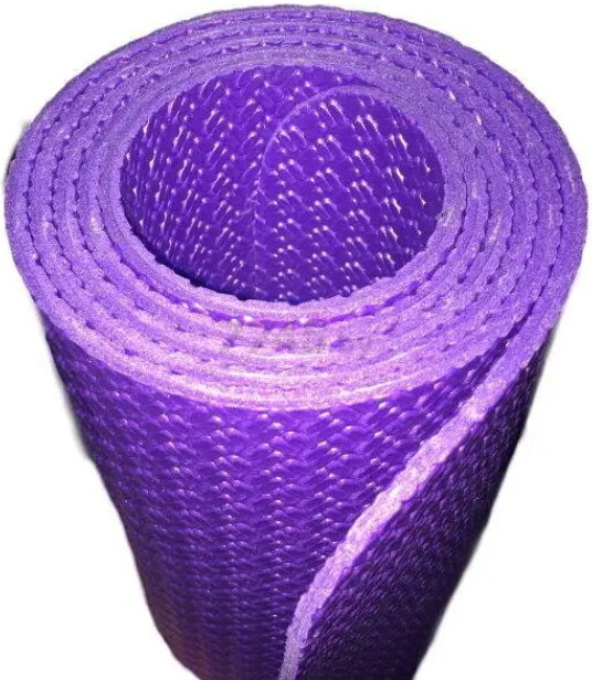 Коврик для йоги ISOLON Yoga Asana 4 фиолетовый 180х60х0,4 см - Фото 2