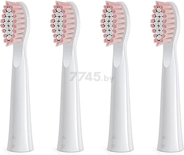 Насадки для электрической зубной щетки FAIRYWILL EW11 розовый 4 штуки для моделей E6, E11, D7S (6973734202436)