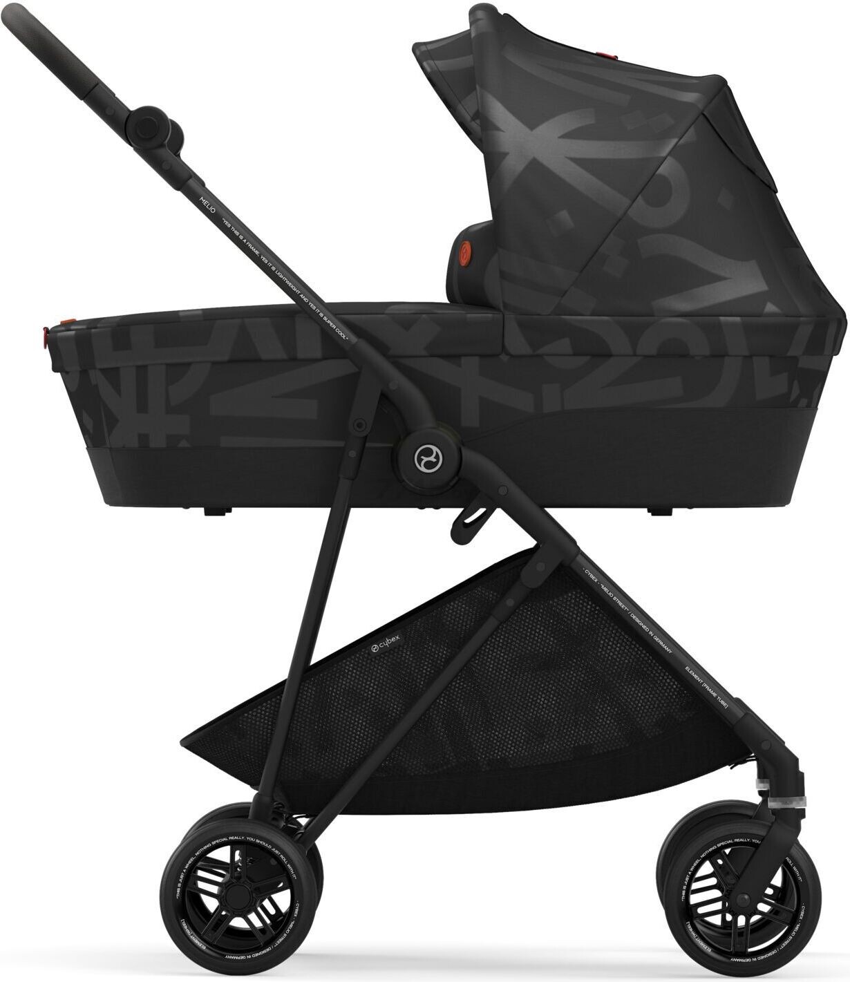 Люлька для коляски CYBEX Melio Street Real Black - Фото 6