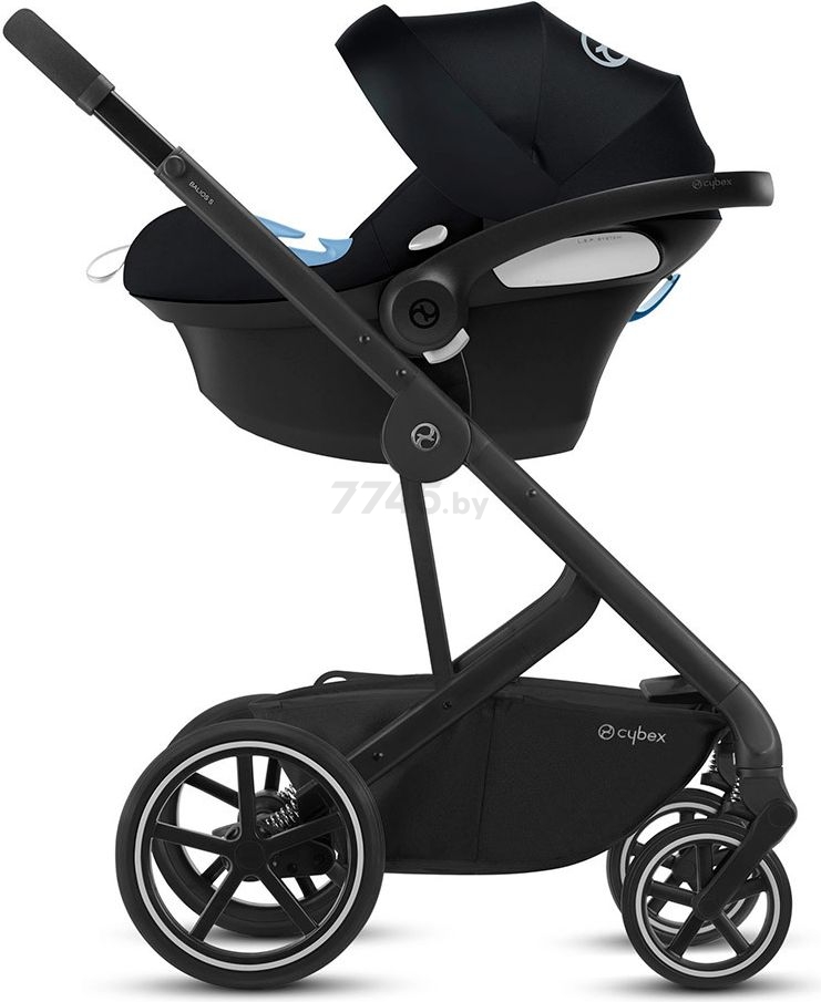 Коляска детская универсальная CYBEX Balios S Lux BLK (3 в 1) Deep Black - Фото 9