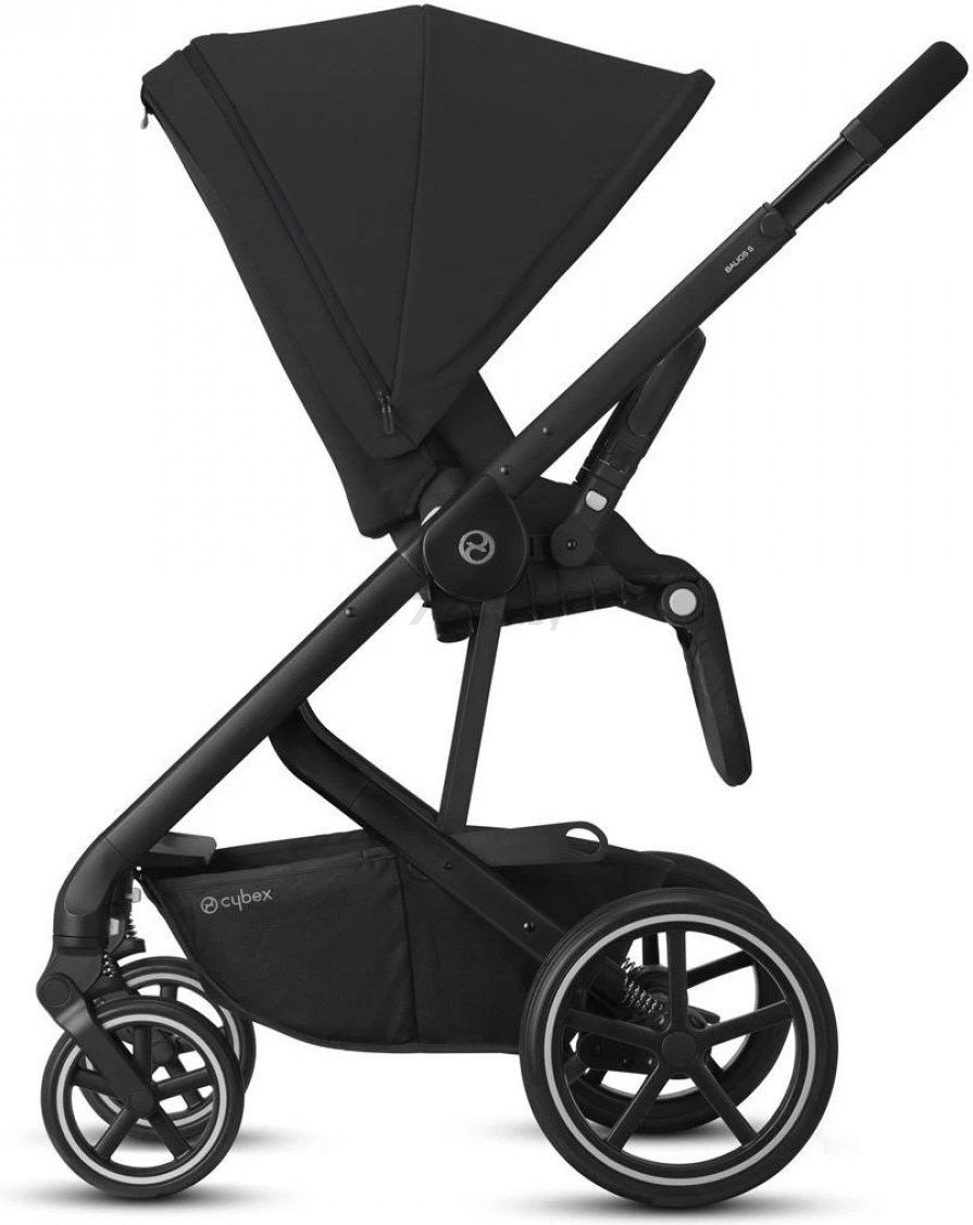 Коляска детская универсальная CYBEX Balios S Lux BLK (3 в 1) Deep Black - Фото 6