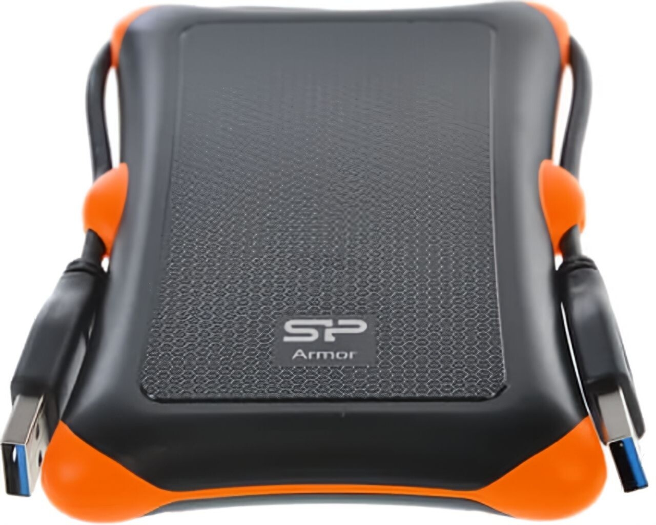 Внешний жесткий диск SILICON POWER Armor A30 1TB Black/Orange (SP010TBPHDA30S3K) - Фото 4