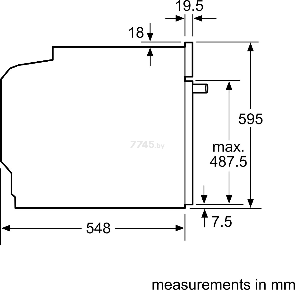 Шкаф духовой электрический BOSCH HBG635BB1 - Фото 6