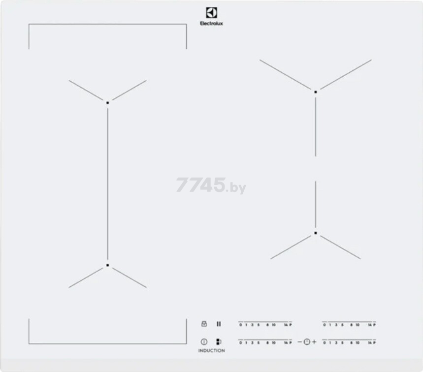 Панель варочная индукционная ELECTROLUX EIV63440BW