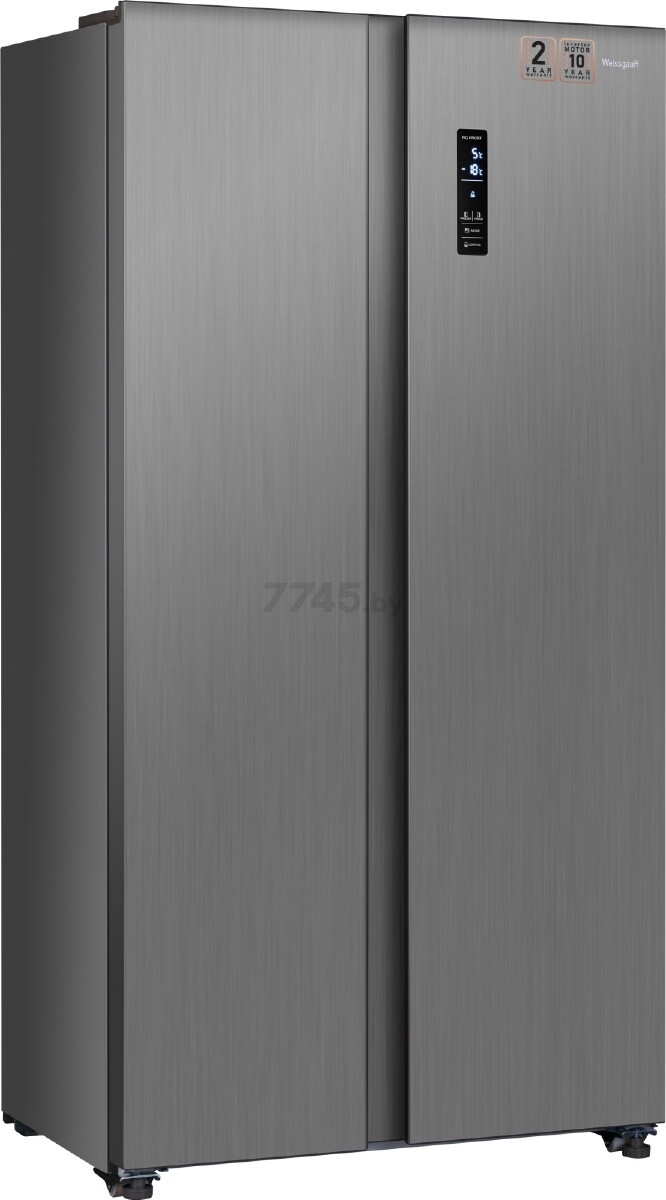 Холодильник WEISSGAUFF WSBS 500 NFX Inverter - Фото 2