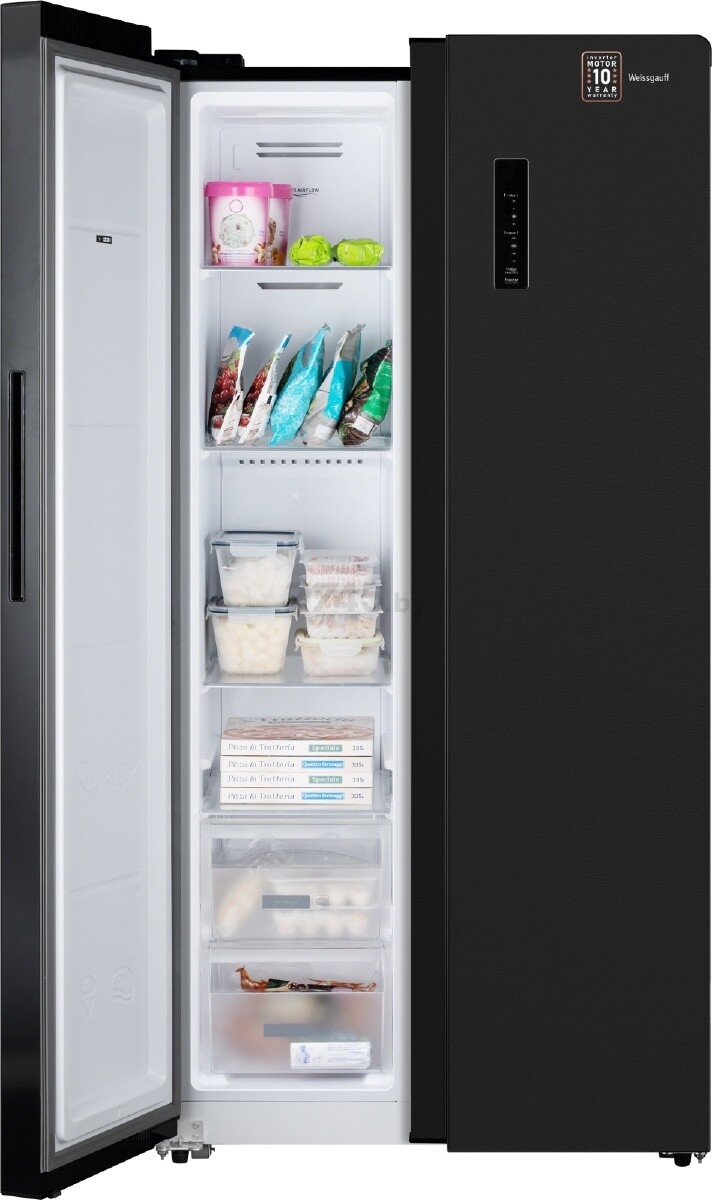 Холодильник WEISSGAUFF WSBS 600 XB NoFrost Inverter - Фото 4