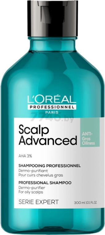 Шампунь LOREAL PROFESSIONNEL Scalp Advanced Serie Expert очищающий для волос склонных к жирности 300 мл (3474637106461)