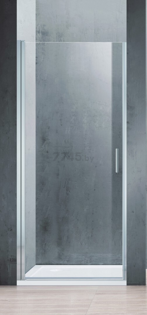 Дверь душевая ADEMA НАП-70 прозрачная - Фото 4