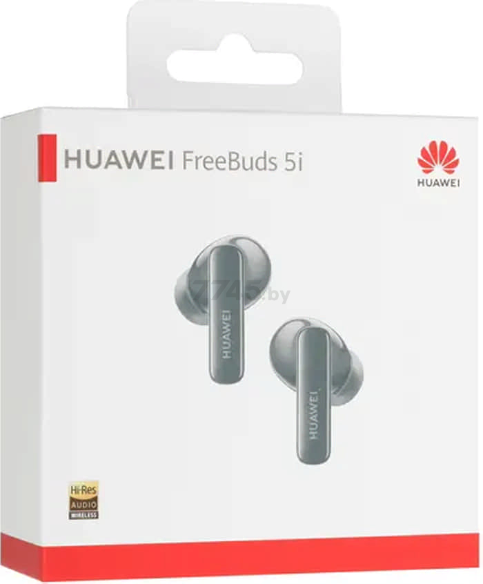 Наушники-гарнитура беспроводные TWS HUAWEI FreeBuds 5i черный гранит - Фото 11