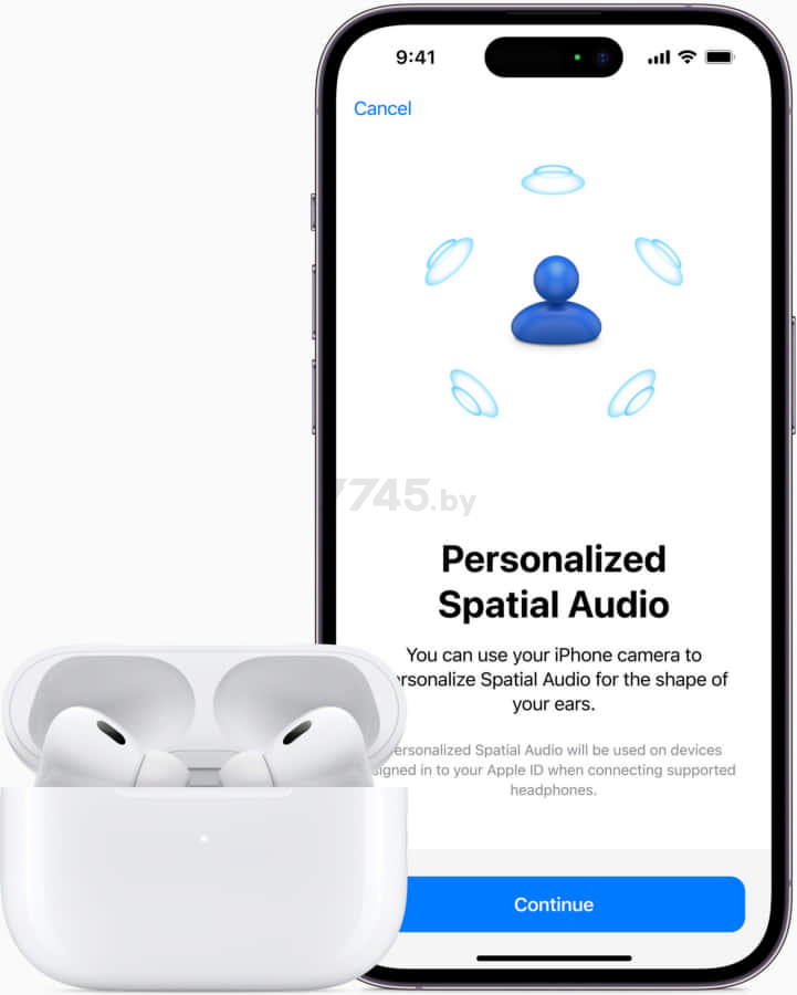 Наушники-гарнитура беспроводные TWS APPLE AirPods Pro 2 - Фото 12