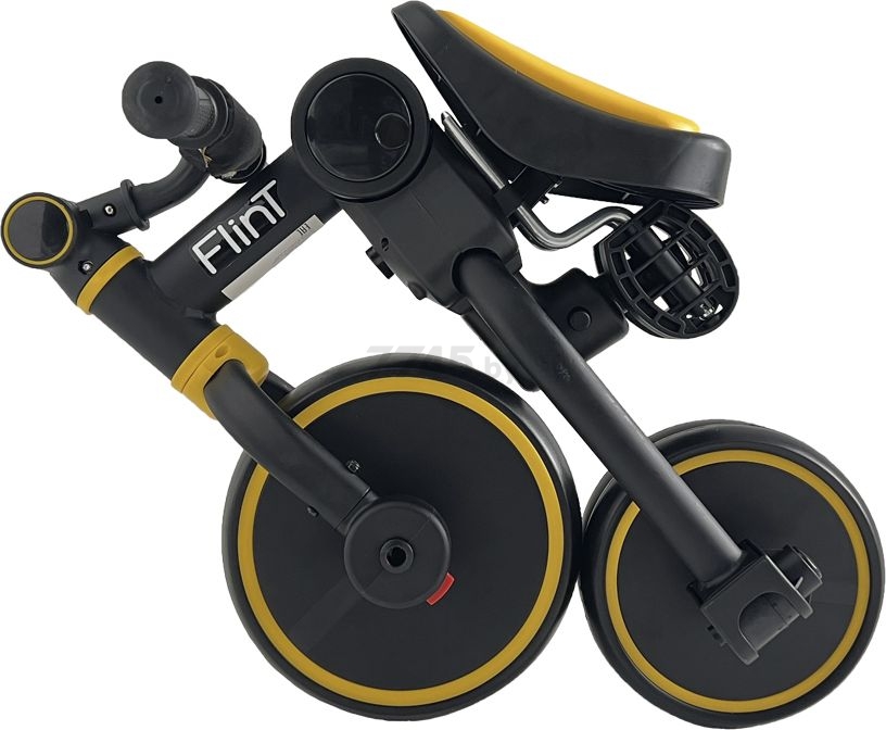 Велосипед-беговел детский трехколесный BUBAGO Flint Black-Yellow (BG-F- 109-3) - Фото 10
