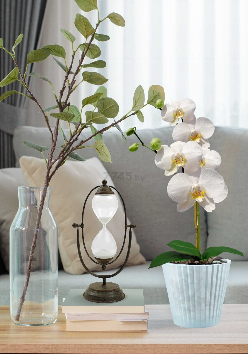 Горшок для цветов INGREEN Sand Orchid 2 л голубой жемчуг (Н7713) - Фото 3