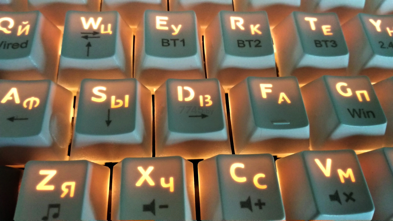 Клавиатура игровая беспроводная механическая DEFENDER Forge GK-345 красные свитчи  (45346) - Фото 11