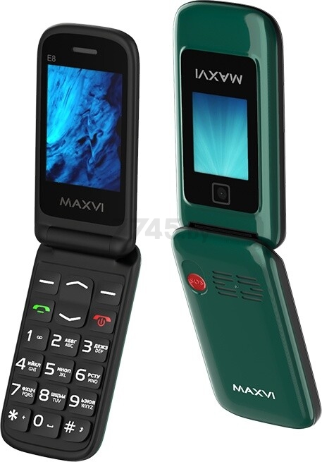 Мобильный телефон MAXVI E 8 Green