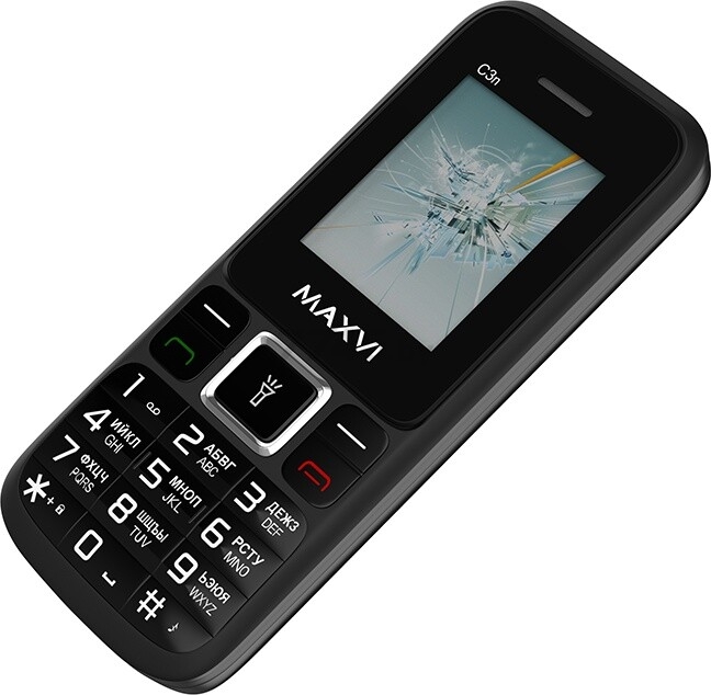 Мобильный телефон MAXVI С 3n Black - Фото 4