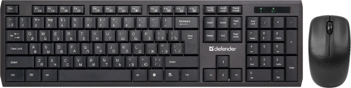 Комплект беспроводной клавиатура и мышь DEFENDER Harvard C-945 (45945)