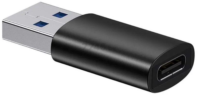 Адаптер BASEUS Ingenuity Series Mini OTG Adaptor USB 3.1 (M) to Type-C (F) ( ZJJQ000101) - Фото 2