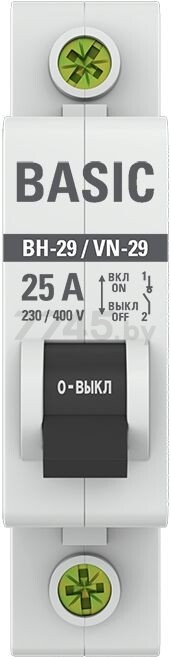 Выключатель нагрузки EKF Basic ВН-29 1P 25А (SL29-1-25-bas) - Фото 2