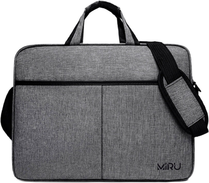 Сумка для ноутбука MIRU Large 17,3" серый (1033)