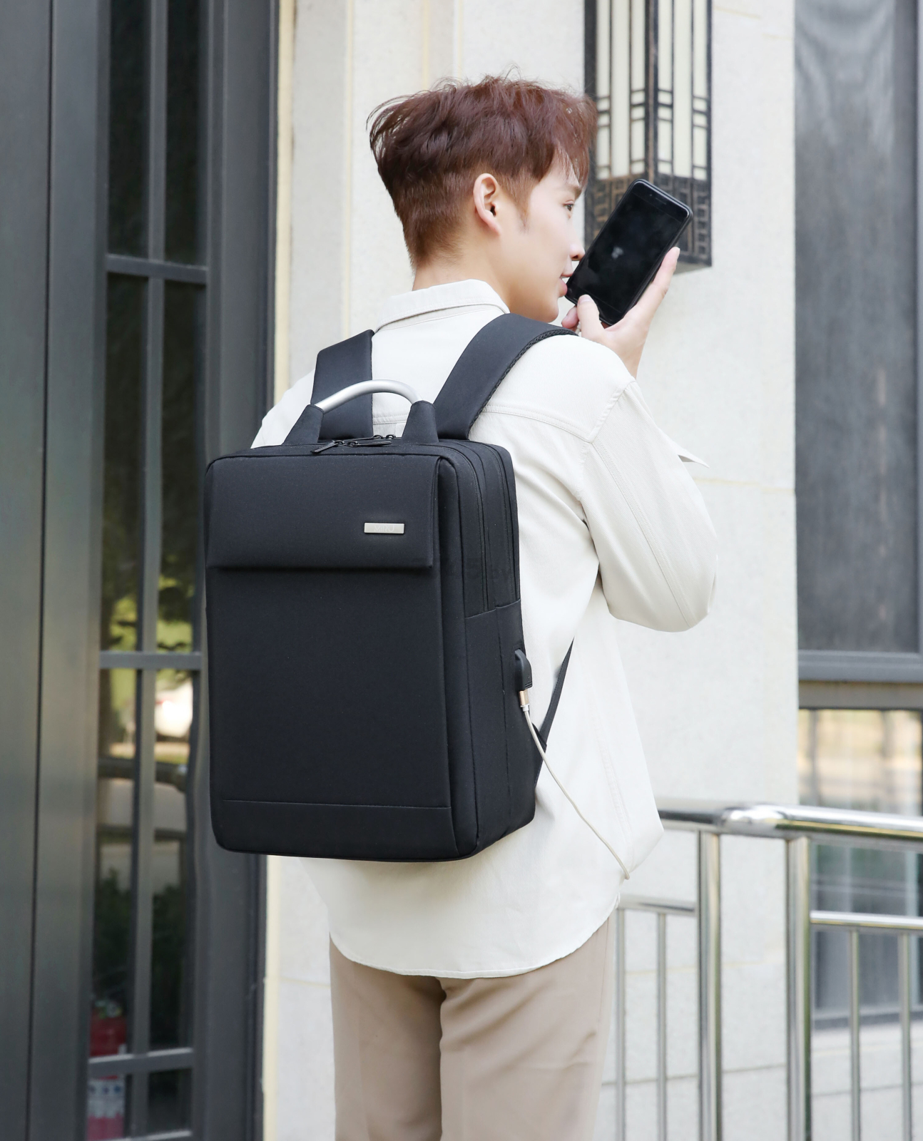 Рюкзак для ноутбука MIRU MBP-1054 Forward 15.6" черный - Фото 10