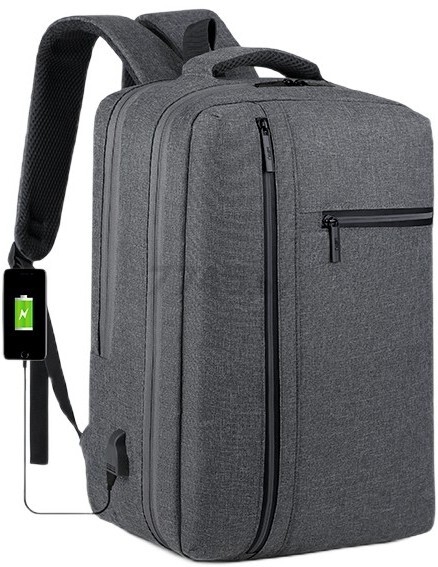Рюкзак MIRU Businescase MBP-1059 15.6" темно-серый - Фото 2