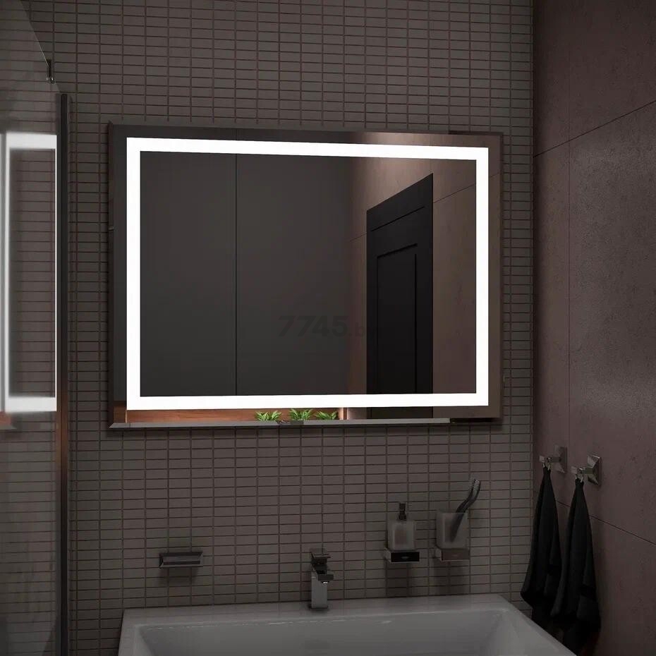Зеркало для ванной с подсветкой КОНТИНЕНТ Торрес Люкс LED 700х500 (ЗЛП1532) - Фото 10